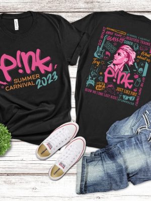 Pink Tour Get This Party Started Shirt Pink Concert 2023 Philadelphia Pink Concert Tonight Music Midtown P Nk Summer Carnival 2023 Hoodie Unique revetee 2