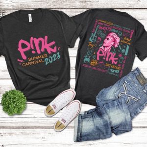 Pink Tour Get This Party Started Shirt Pink Concert 2023 Philadelphia Pink Concert Tonight Music Midtown P Nk Summer Carnival 2023 Hoodie Unique revetee 3