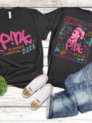 Pink Tour Get This Party Started Shirt Pink Concert 2023 Philadelphia Pink Concert Tonight Music Midtown P Nk Summer Carnival 2023 Hoodie Unique revetee 3