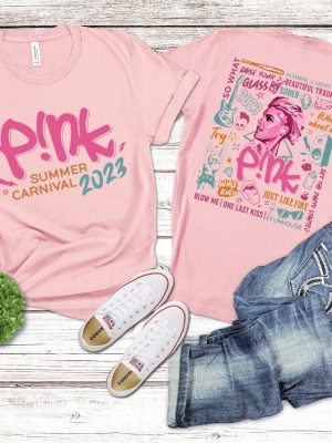 Pink Tour Get This Party Started Shirt Pink Concert 2023 Philadelphia Pink Concert Tonight Music Midtown P Nk Summer Carnival 2023 Hoodie Unique revetee 6