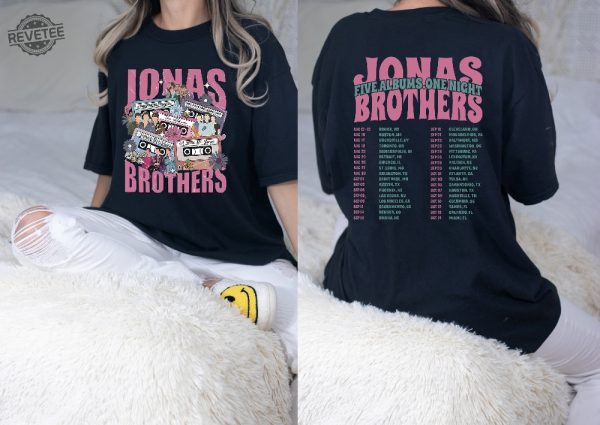 Jonas Brothers Tour Shirt Jonas Brothers Cleveland Jonas Brothers Tshirt Jonas Brothers Concert Cleveland Jonas Brothers Concert Outfit Ideas 2023 Jonas Brothers Omaha Unique revetee 2