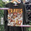 Travis Kelce Football Shirt Bootleg Kansas American Sport Vintage Sweatshirt 90S Y2k Graphic Tshirt Retro Unisex Gift For Fan Hoodie giftyzy.com 5