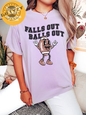 Football Shirt Retro Vintage Thanksgiving Tshirt Retro Fall Hoodie Fall Tshirt Falls Out Balls Out Football Sweatshirt giftyzy.com 3