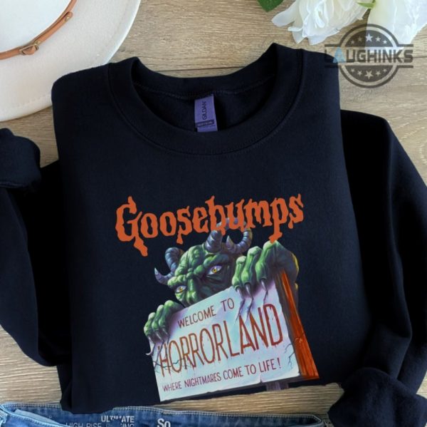 goosebumps sweatshirt t shirt hoodie mens womens kids novel series goosebumps shirts goosebumps show 2023 shirt disney goosebumps movie halloween tshirt laughinks 1