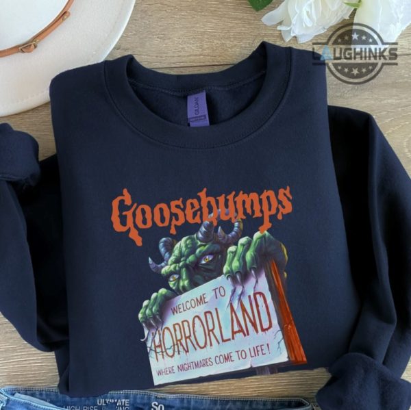 goosebumps sweatshirt t shirt hoodie mens womens kids novel series goosebumps shirts goosebumps show 2023 shirt disney goosebumps movie halloween tshirt laughinks 3