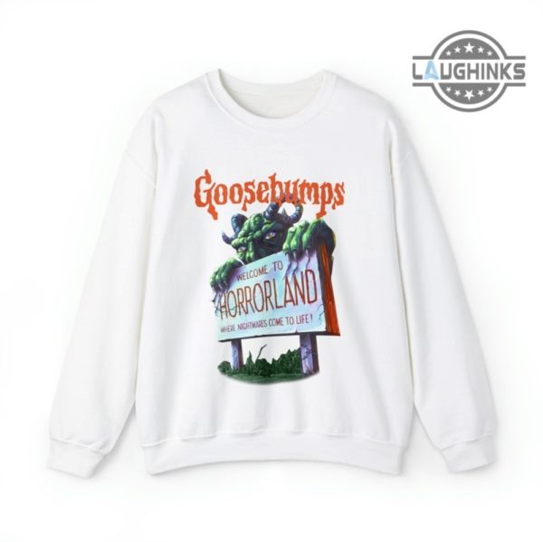 goosebumps sweatshirt t shirt hoodie mens womens kids novel series goosebumps shirts goosebumps show 2023 shirt disney goosebumps movie halloween tshirt laughinks 4