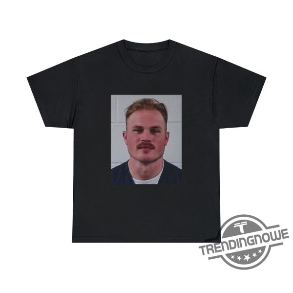 Zach Bryan Mug Shot Shirt Zach Bryan Mug Shot T Shirt trendingnowe.com 1