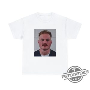 Zach Bryan Mug Shot Shirt Zach Bryan Mug Shot T Shirt trendingnowe.com 2