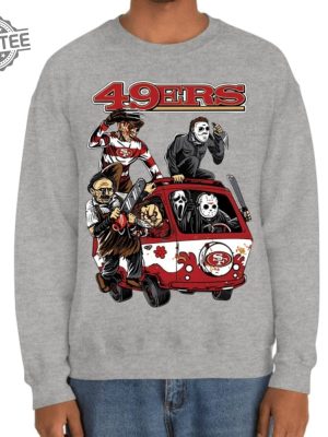 San Francisco 49Ers Halloween Sweatshirt San Francisco 49Ers Cheerleaders San Francisco 49Ers Play By Play San Francisco 49Ers Quarterbacks 2023 Sf 49Ers Halloween Horror Nights revetee 2