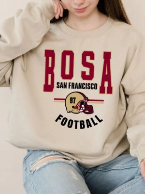 Nick Bosa San Francisco Football Sweatshirt San Francisco 49Ers Super Bowl Appearances San Francisco 49Ers Play By Play 44 San Francisco 49Ers Shirt American Football revetee 2