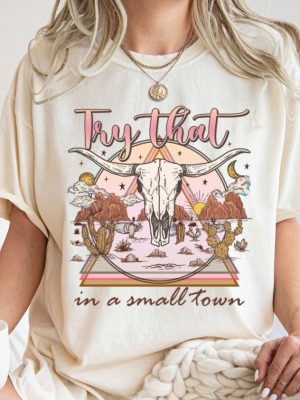 Try That In A Small Town Shirt Aldean Shirt Country Western Music Lyrics Jason Aldean Tour Merch Jason Aldean Merch 2023 Shirt Jason Aldean Concert Wheatland Unique revetee 4