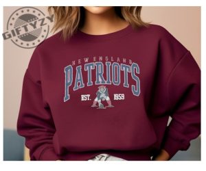 New England Patriots Sweatshirt New England Shirt New England Patriots Gift Ne Football Tshirt Football Fan Gifts America Football Hoodie giftyzy.com 3