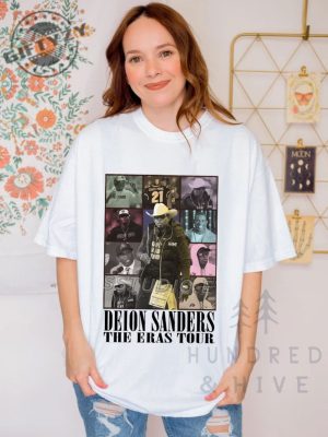 Deion Sanders The Eras Tour Shirt Vintage 90S Football Bootleg Style Tshirt American Football Sweatshirt Gift For Football Fan giftyzy.com 2