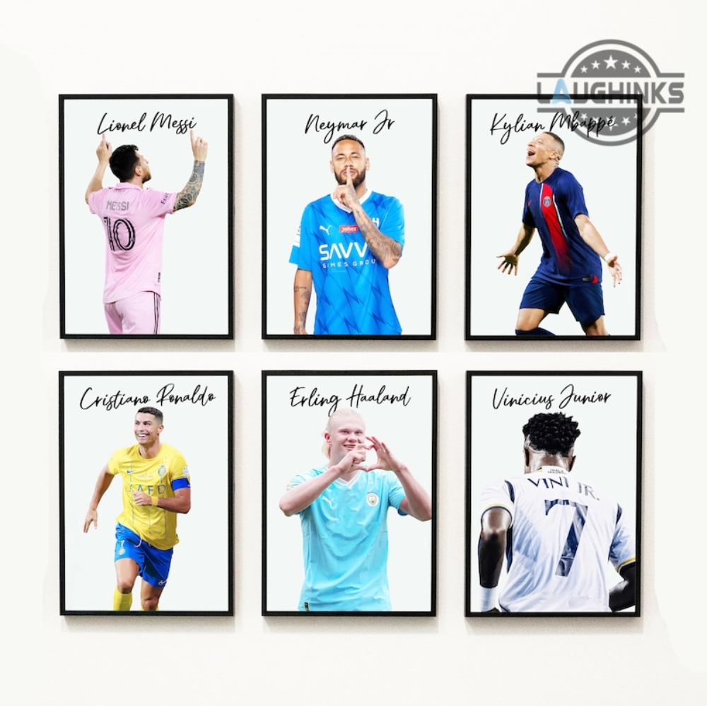 NEYMAR Jr Brazil 10 Football Legends ART Brazil Soccer Art Poster - No Frame