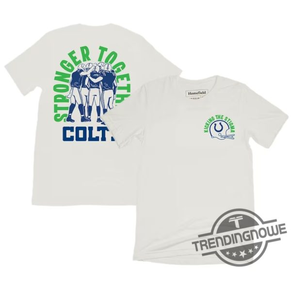 Kicking The Stigma Shirt Homefield Cream Indianapolis Colts Kicking The Stigma Shirt trendingnowe.com 1