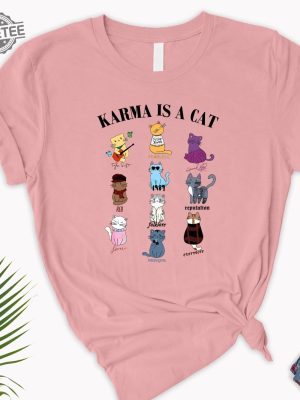 Karma Is A Cat Shirt Eras Shirt Eras Tour Gift For Her Pen Click Taylor Swift She Lost Him Taylor Swift Fifth Album Taylor Swift Pop Record Taylor Swift Nice To Meet You Shirt Unique revetee 3