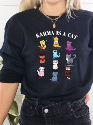 Karma Is A Cat Shirt Taylor Swift New York City Nice To Meet You Taylors Version Pen Click Taylor Swift Taylor Swift Nice To Meet You Thirteen Taylors Version Fifth Album Taylors Version revetee 2