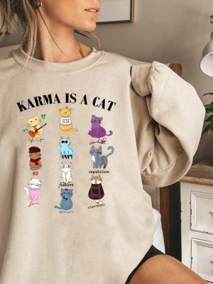 Karma Is A Cat Shirt Taylor Swift New York City Nice To Meet You Taylors Version Pen Click Taylor Swift Taylor Swift Nice To Meet You Thirteen Taylors Version Fifth Album Taylors Version revetee 3