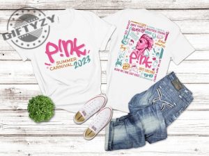 Pink Tour Get This Party Started Shirt Pink Singer Summer Carnival 2023 Tour Shirt Pink Singer Hoodie Pink Album Sweatshirt giftyzy.com 2