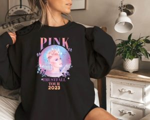 Pink Trustfall Tour 2023 Trustfall Album Tshirt Pink Singer Tour Music Festival Hoodie Concert Apparel Tour Shirt Pink Music Sweatshirt giftyzy.com 4