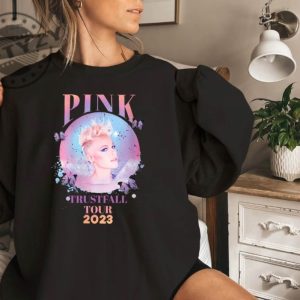 Pink Trustfall Tour 2023 Trustfall Album Tshirt Pink Singer Tour Music Festival Hoodie Concert Apparel Tour Shirt Pink Music Sweatshirt giftyzy.com 4