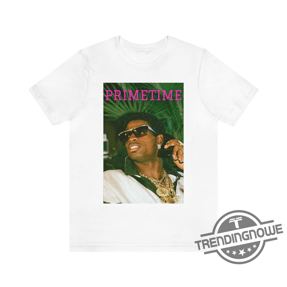 Deion Sanders Primetime Vintage 90s Style T-shirt Unisex Gift For Fan All  Size