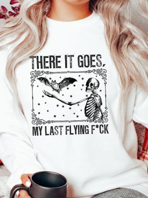 There It Goes My Last Funny Halloween Shirt Bat Shirt There It Goes My Last Flying Fuck Shirt Spirit Halloween Fall Out Boy Halloween Shirt Vintage Halloween Sweater Unique revetee 2