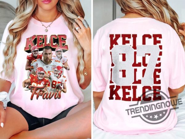 Vintage Travis Kelce Shirt Sweatshirt Hoodie Football Shirt Travis Kelce Kansas City Football Shirt Football 90s Vintage Fan Shirt trendingnowe.com 2