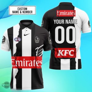 collingwood shirt nike personalized magpies polo shirts name and number all over printed golf shirt collingwood football club collingwood jersey polo shirt afl store laughinks 1