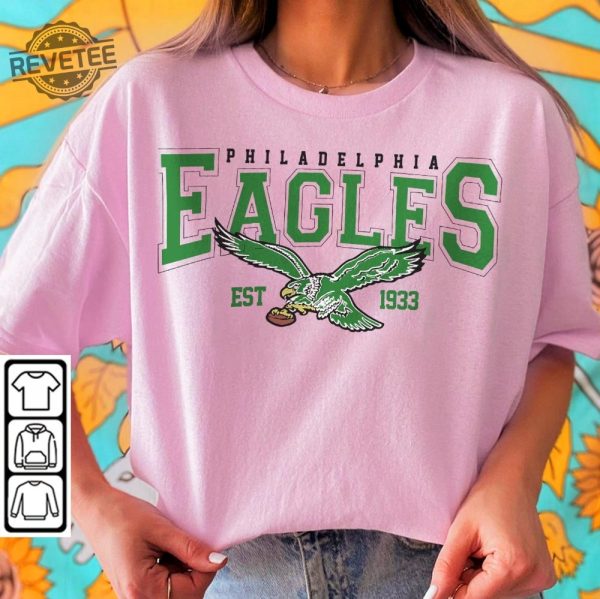 Philadelphia Football Sweatshirt Sundays Are For The Birds Go Birds Gang Est 1933 Philadelphia Football Crewneck Philadelphia Eagles T Shirt Philadelphia Eagles Schedule revetee 1