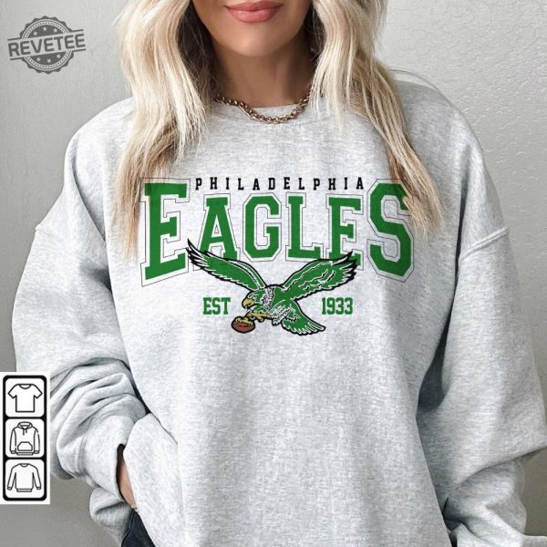 Philadelphia Football Sweatshirt Sundays Are For The Birds Go Birds Gang Est 1933 Philadelphia Football Crewneck Philadelphia Eagles T Shirt Philadelphia Eagles Schedule revetee 2