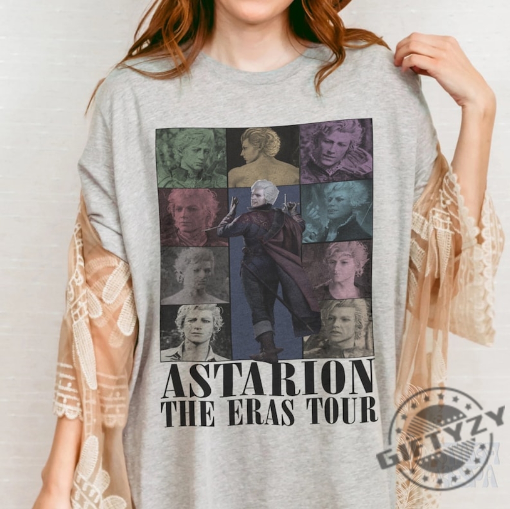 Astarion The Eras Tour Shirt Astarion Girl Dinner Tshirt Astarion High Elf Sweatshirt Astarion Hoodie Astarion Baldurs Gate 3 Merch