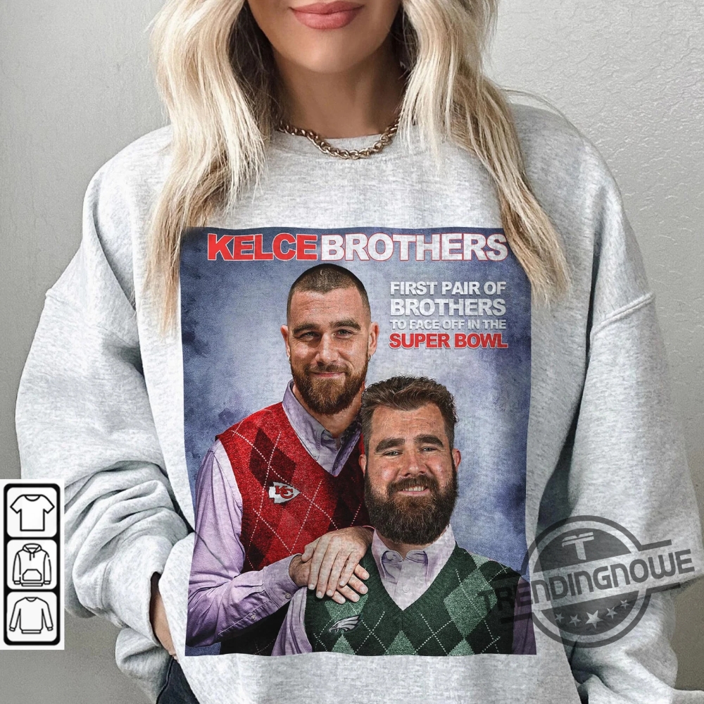 Custom ACEO Canvas Card – Travis & Jason Kelce 'Stepbrothers' Movie Poster Parody