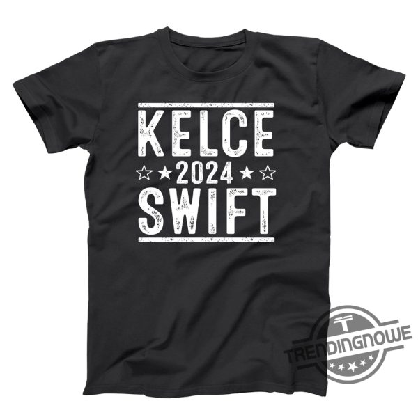 Travis Kelce Shirt Kelce And Swift 2024 Shirt Election Fan Costume Funny Shirt trendingnowe.com 2