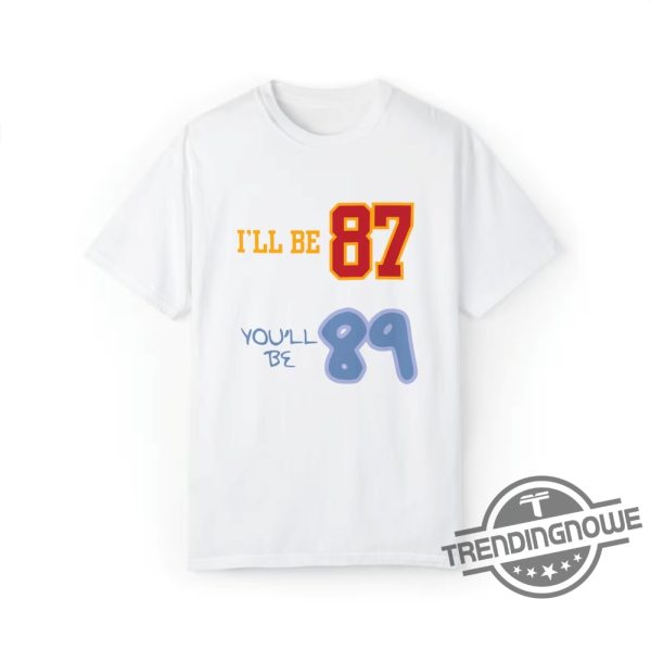 Taylor Swift And Travis Kelce Shirt 87 And 1989 Shirt Chiefs Shirt For Fan trendingnowe.com 1