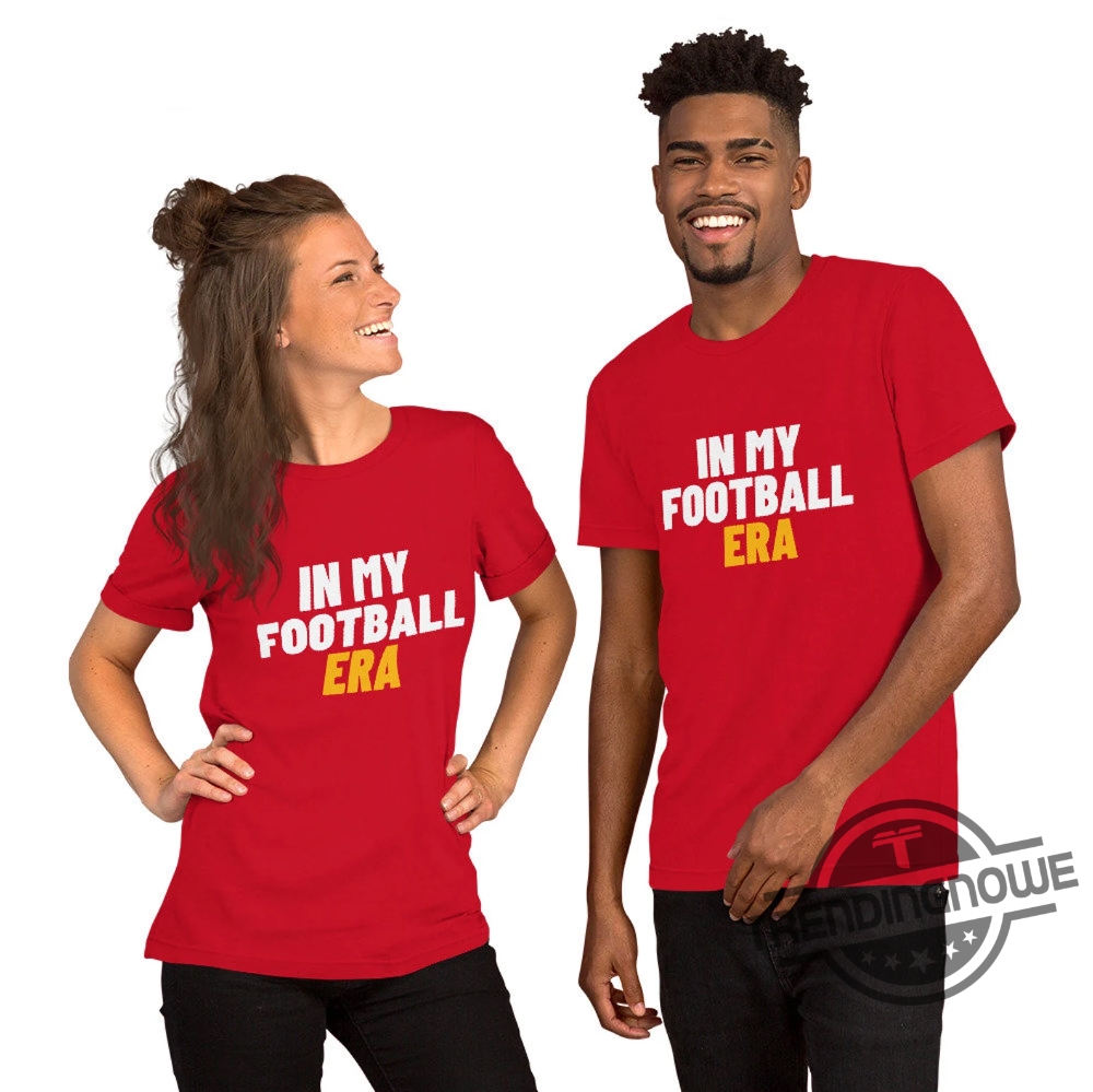 In My Chiefs Era T Shirt Sweatshirt Hoodie Double Sided Kansas City Chiefs  Shirt Taylor Swift Travis Kelce Shirts Kc Chiefs Tshirt Chiefs Game  Football Shirt - Laughinks