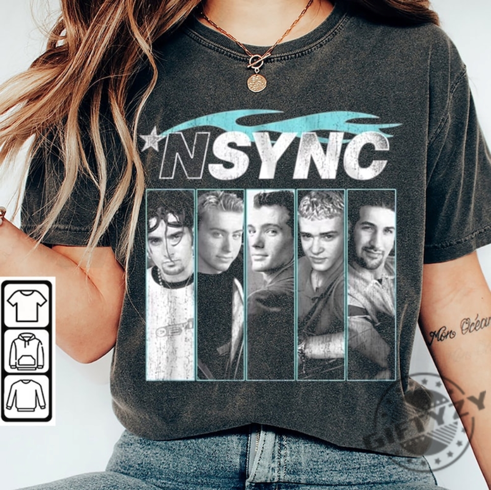 Nsync Shirt Vintage Nsync No Strings Attached Sweatshirt Nsync Hoodie Nsync Vmas 2023 Tshirt