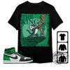 Jordan Travis Tiger King Shirt Jordan 1 Celtic Lucky Green Shirt The Goat King Shirt To Match Sneaker trendingnowe.com 2