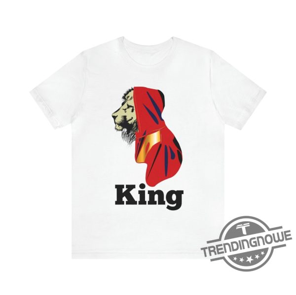 Jordan Travis Tiger King Shirt Lion King Shirt to Match Jordan Retro 7 Paname Retro 7 Paname Shirt trendingnowe.com 1