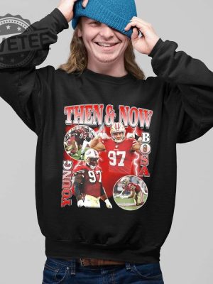 Nick Bosa Then And Now Young Bosa Shirt Nick Bisa Nick Bosa Images Shirt Nick Bosa Pff Unique revetee 2