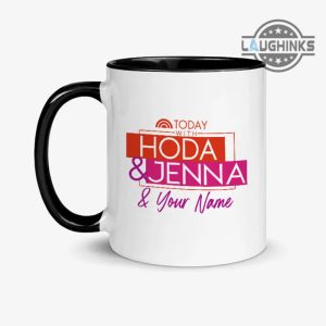 hoda and jenna coffee mug camping mug travel mug beer stein personalized today with hoda and jenna coffee cups custom name today show hoda and jenna mug laughinks 1