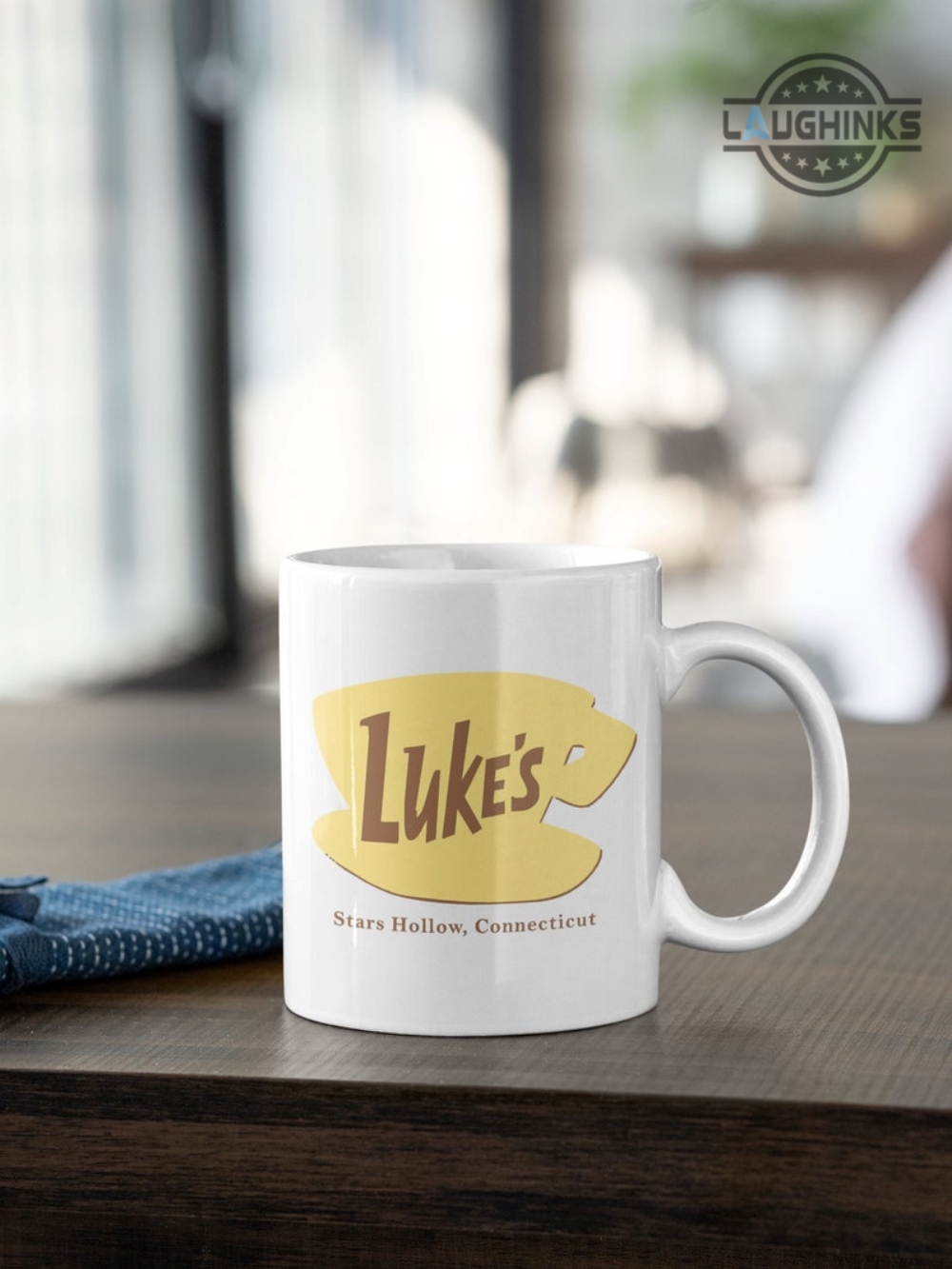 Lukes Coffee Mug Stars Hollow Connecticut Coffee Cup Gilmore Girls Movie Cups Lukes Coffee Cup Camping Mug Travel Mug Gift For Coffee Lovers