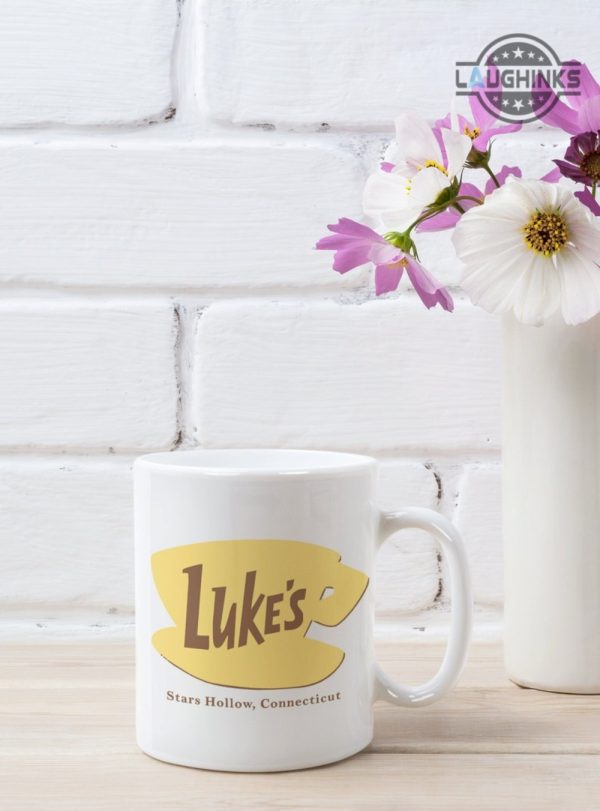 lukes coffee mug stars hollow connecticut coffee cup gilmore girls movie cups lukes coffee cup camping mug travel mug gift for coffee lovers laughinks 3