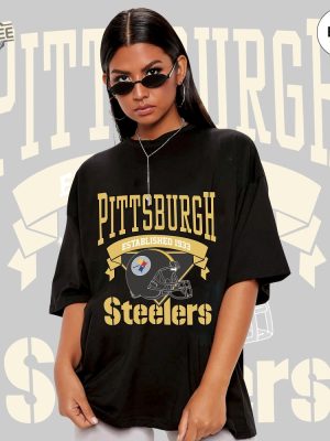 Vintage Pittsburgh Steelers Shirt Pittsburgh Shirt Pittsburgh Tshirt Pittsburgh Crewneck Pittsburgh Gift Pittsburgh Steelers Shirts Steelers Hoodies Unique revetee 2