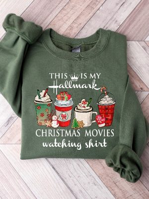 This Is My Movie Watching Sweatshirts Hallmark Christmas Movies Shirt Holiday Spirit Shirts Gift For Her Cute Christmas Shirt Unique revetee 3