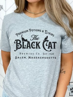 Halloween Shirt Salem Black Cat Vintage Shirt Witchy Women Shirt Halloween Gift Ideas Fall Out Boy Halloween Shirt Halloween Squishmallows The Witchery Salem Unique revetee 2