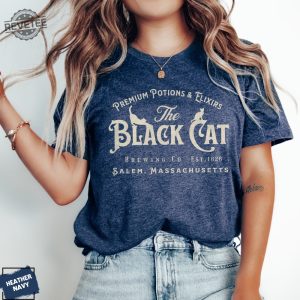 Halloween Shirt Salem Black Cat Vintage Shirt Witchy Women Shirt Halloween Gift Ideas Fall Out Boy Halloween Shirt Halloween Squishmallows The Witchery Salem Unique revetee 3