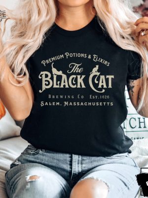 Halloween Shirt Salem Black Cat Vintage Shirt Witchy Women Shirt Halloween Gift Ideas Fall Out Boy Halloween Shirt Halloween Squishmallows The Witchery Salem Unique revetee 5