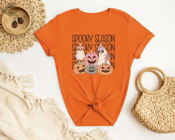 Spooky Season Shirt Halloween Shirt Cute Cute Ghost Sweater Halloween Memes Spooky Season Emojis Fall Out Boy Halloween Shirt Halloween Sweatshirts Vintage Unique revetee 4