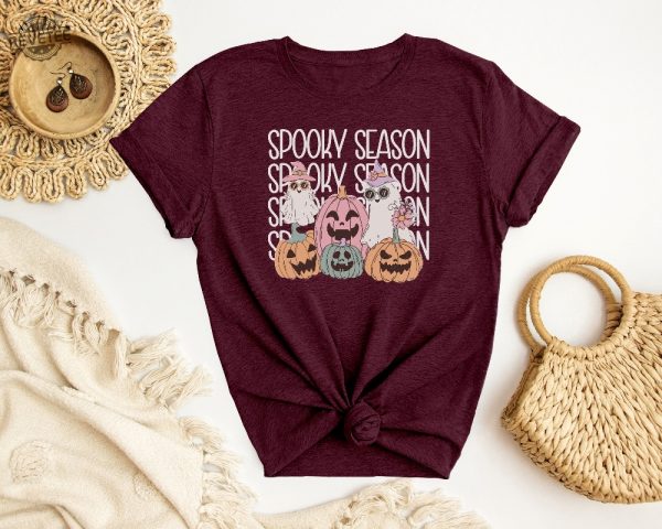 Spooky Season Shirt Halloween Shirt Cute Cute Ghost Sweater Halloween Memes Spooky Season Emojis Fall Out Boy Halloween Shirt Halloween Sweatshirts Vintage Unique revetee 6